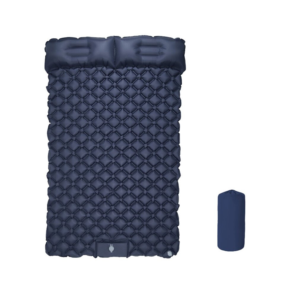 Saudism Double Inflatable Camping Sleeping Pad, Extra Wide Ultralight Air Mattress For Outdoor Camping, Hiking, Car Travel