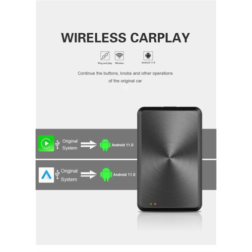 Car 3-in-1 CarPlay Box Android System Wireless Adapter for  IPTV for 2
