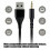 Rallonge sonore USB vers 3.5Mm, câble de remplacement tressé 5