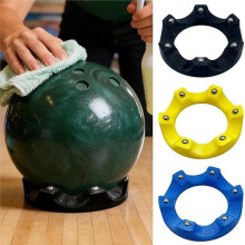 3 Pcs Bowling Spinner Stand with 360 Rotating  Cup Portable Multi Angle Spinner for Polishing Clean and Drilling
