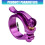 Les brides de tige de selle d'alliages d'aluminium de-Violet 4