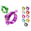 Les brides de tige de selle d'alliages d'aluminium de-Violet 10