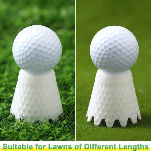 8 Tees de Golfe de 1/4 de Polegada A 2 Polegadas, Simulador de Golfe para Treinamento em Casa, Tees para Golfe de Direção em Ambientes Internos e 1