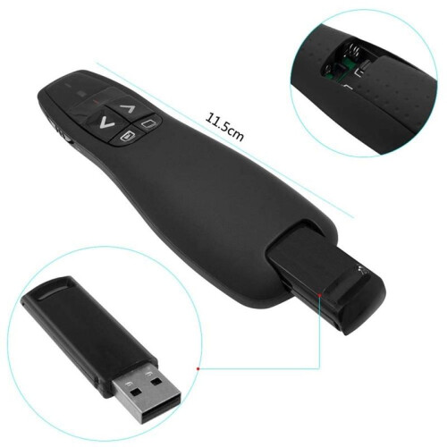 2.4GHz Wireless USB PPT Presenter Pen Universal Wireless USB PPT Presenter Controller Slideshow Presenter Pen 2
