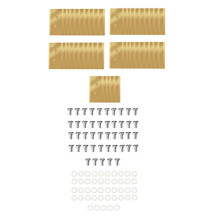 45PCS Replacement Blades Grass Trimmer Blades Set for Robotic Lawnmowers Garden Cleaning Tools for Lawn Maintenance