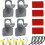 Slangklämmor för Ovanmarkspooler, Säkra Slangklämmor för Fasta Poolfilterslangar, 4-Pack 1