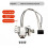 For Flashforge AD5X Extruder Hot End Heating Assembly Hot End Fan Silencer Kit 3