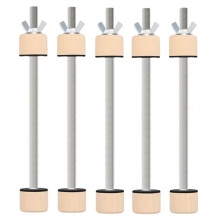 5 Piezas de Clip de Bajo de 30 cm, Clip Adhesivo Agrietado, Piezas de Herramientas para Fabricación y Reparación