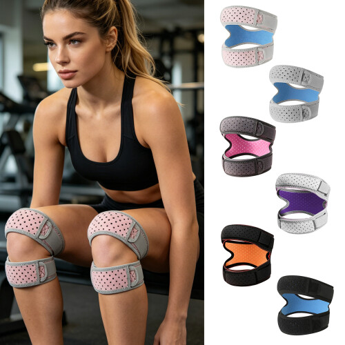 Secures Fit Patellas Strap with Strong-TwoWay adjustmentBK 2