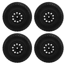 12 mm Hex RC Hjul och Däck 1/10 Skala Förlimmade RC Kortbana Lastbilsdäck och Hjul