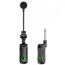 Rechargeable Wireless Microphone for Acoustic Instrument High Quality Audio Anti-Interference for Sax Violin