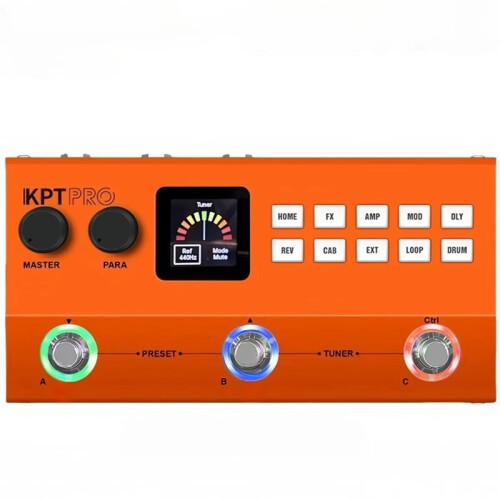 M-VAVE KPT PRO Professional Guitar Effects Processor with Drum Machine XLR Output and  Function 1