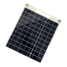 Panneau Solaire Flexible 10 W, Chargeur Rapide Portable avec Sortie USB pour Téléphone, Batterie Externe, Camping, Randonnée, Camping-Car