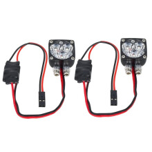 Superljus LED-Ljusramp Fyrkantig Lampa för 1/10 1/8 1/6 RC Crawlers för Axial SCX6 Wraith TRX4 4WD RC Crawler Uppgraderingsdelar