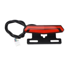 Feu Arrière LED pour Trottinette Électrique pour C1 Pro, Feu de Sécurité Lumineux