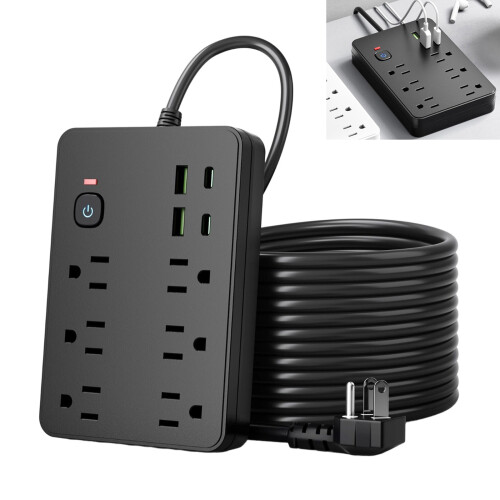 Multiple Electronics Charging Station With 10-0.08M black 2