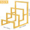 2 Pack 3-Tier Purse Display Stand Gold 6
