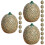 18Pièces Décor Melon Cantaloup Simulé Vert Résine Pour Vitrine 5