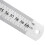 Stainless Steel Double Side Measuring Straight  Ruler 60cm/24", Silver 8