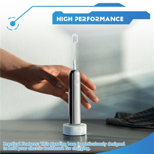 Sweeping Vibration Electric Toothbrush Charging Standing Base Storage Stand for  Lftb01-P White 2