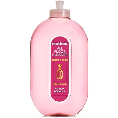 Method Method Floor Cleaner, Wild Rhubarb, 1x739 ml + Method Antibacterial 1