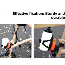 Folding Bike Pig Nose Water Bottle Holder for Dahon Light Holder Adapter Bicycle Accessories Black