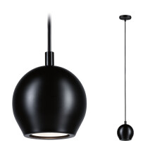 Paulmann 76992 LED pendant luminaire Shima IP44 GU10 max. 10W black bathroom lighting luminaire lamp not included