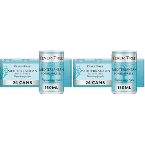 Fever-Tree Refreshingly Light Mediterranean Tonic Water 24x150ml