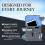 Thin aircraft Seat planner With Multiple Areas For Easy Access 5