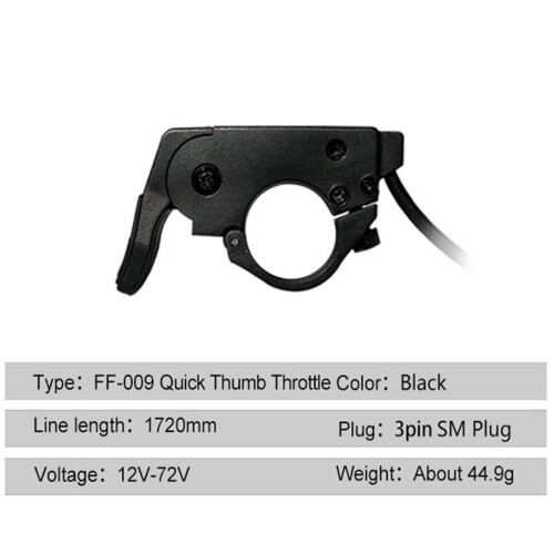 FF-009 Thumb Throttle Quick Disassembly Left Right Universal Thumb Throttle Mountain Bike Refit Accessory B 2