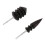 Pointed Tip Narra Leather Burnisher leather Slicker Tool Drill Sets-1/8inch (3mm) Shank For  Rotary Tools (2Pcs) 6