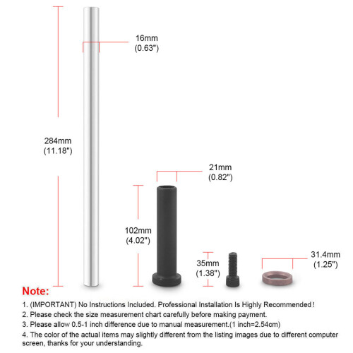 Quality Engineered Vehicle A Arm Bushing Kit With All Mounting 2