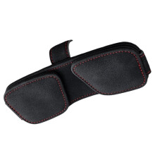 Sunglasses Holder for Car Sun Visor Magnetic Suede Clip for Sunglasses Ticket Double Clip Interior Storage Accessories
