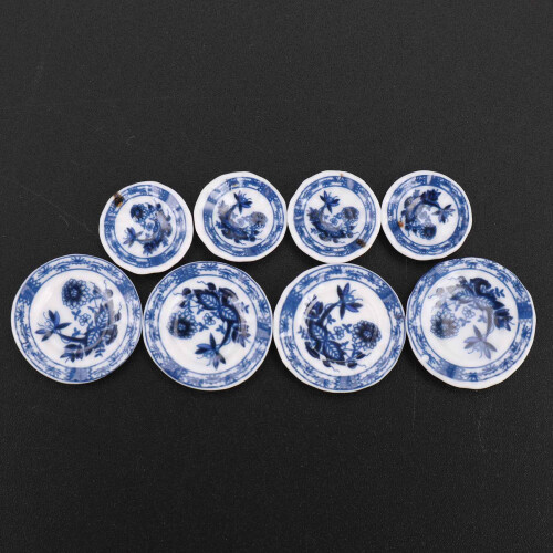 1/12th Dining Ware China Ceramic Tea Set Dolls House Miniatures  Flower 2