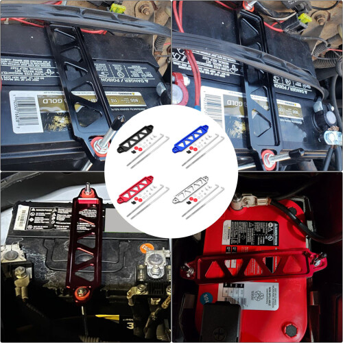 Sturdy Battery Retainer And J Shaped Bolts For Enhanced-Silver 2