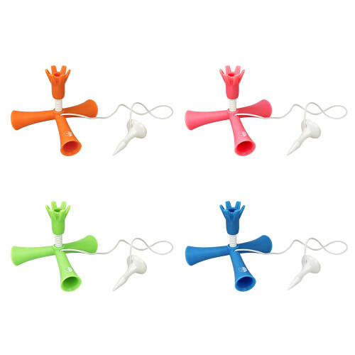 Infrangible Golf Tees Durability Plastic Simple Golf-Orange 1