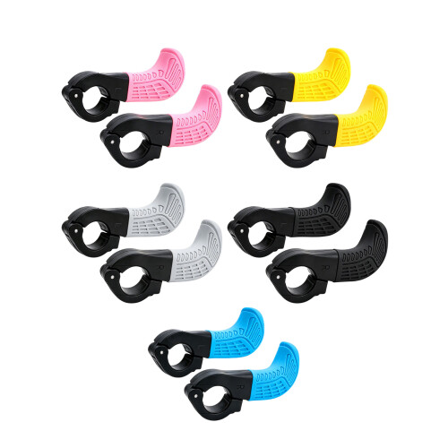 Antislip Bike Handle Rest Handlebar Handlebar Thumb Grip-Black 1