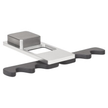 Billardqueue-Halter - Beschwerter Edelstahlfuß mit 4-Klauen-Halterung, Tragbarer Billardqueue-Organizer
