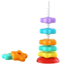 Stacking Toys, Baby Sensory Gear Toys, Rainbow Toys, Early Childhood Education Brain Development Toys B