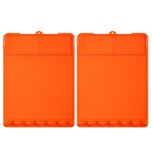 Confezione da 2 Tappetini per Griglia In Silicone, 40x30 cm, Antiscivolo, Resistenti al Calore, Regalo Perfetto per Gli Amanti del Barbecue.