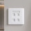 Heavy Duty 86 Type 4 Port Networking Wall Plate-Four port panel 5