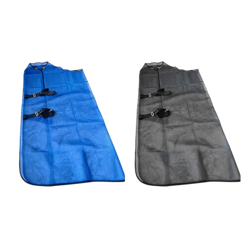 Breathable Mesh Horse Fly Sheet with Adjustable Buckles-Black 1