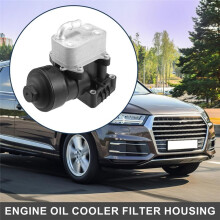 Engine Oil Cooler Oil Filter Housing Adapter Assembly 03L115389E for A3 A6 TT Q3 2.0DTI