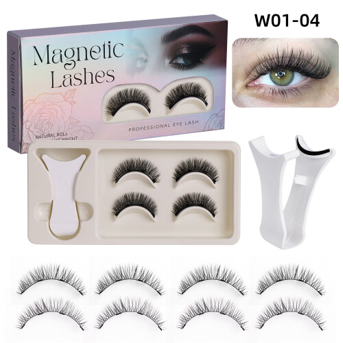 Faux Cils Magnétiques Réutilisables - Application Facile, Look Naturel 2