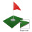 Portable  Putting Training Mat Training Aid Beginner Indoor Outdoor Practice for Home Office 6