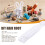 100 Pcs 30cm creation pipe cleaners, white 3