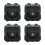 4PCS Car Trunk Hooks Organizer Rear Cargo Mounting Luggage Net Fixing Fastener 1