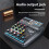 Professional 4-Channel USB Audio Mixer Console with , Recording Capabilities for DJs and PC Mixing 3
