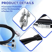 Brake Cables Set Brake Cables for EZGO TXT and Medalist Carts 1994-2008 70716-G03 70273-G03 70969-G03