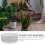 10St Stevige PP Plant Drip Tray Pot Voor 6